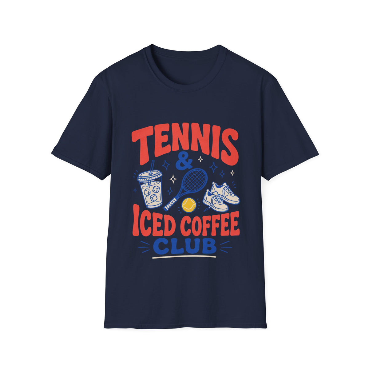 Tennis Iced Coffee Club T Shirt
