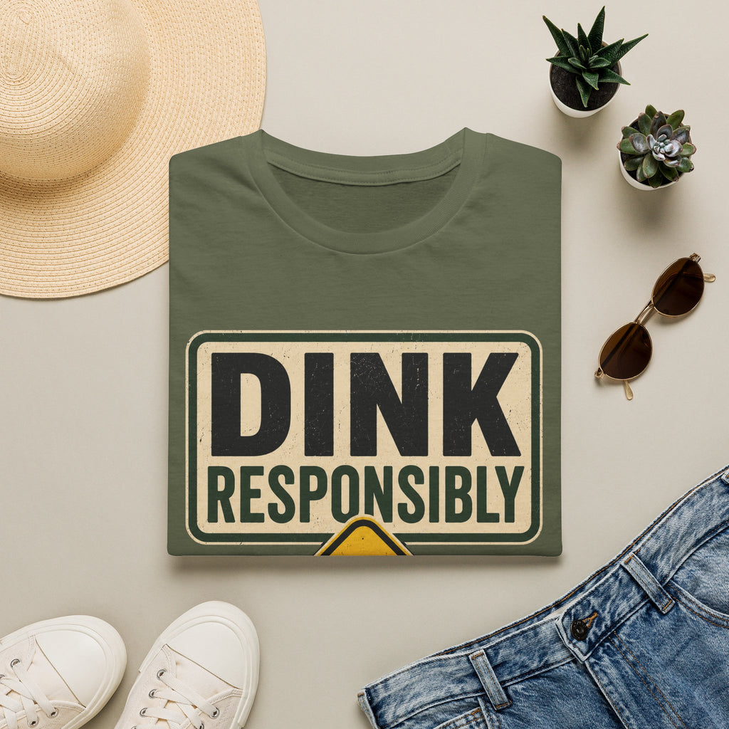 Dink responsibly hazard T shirt