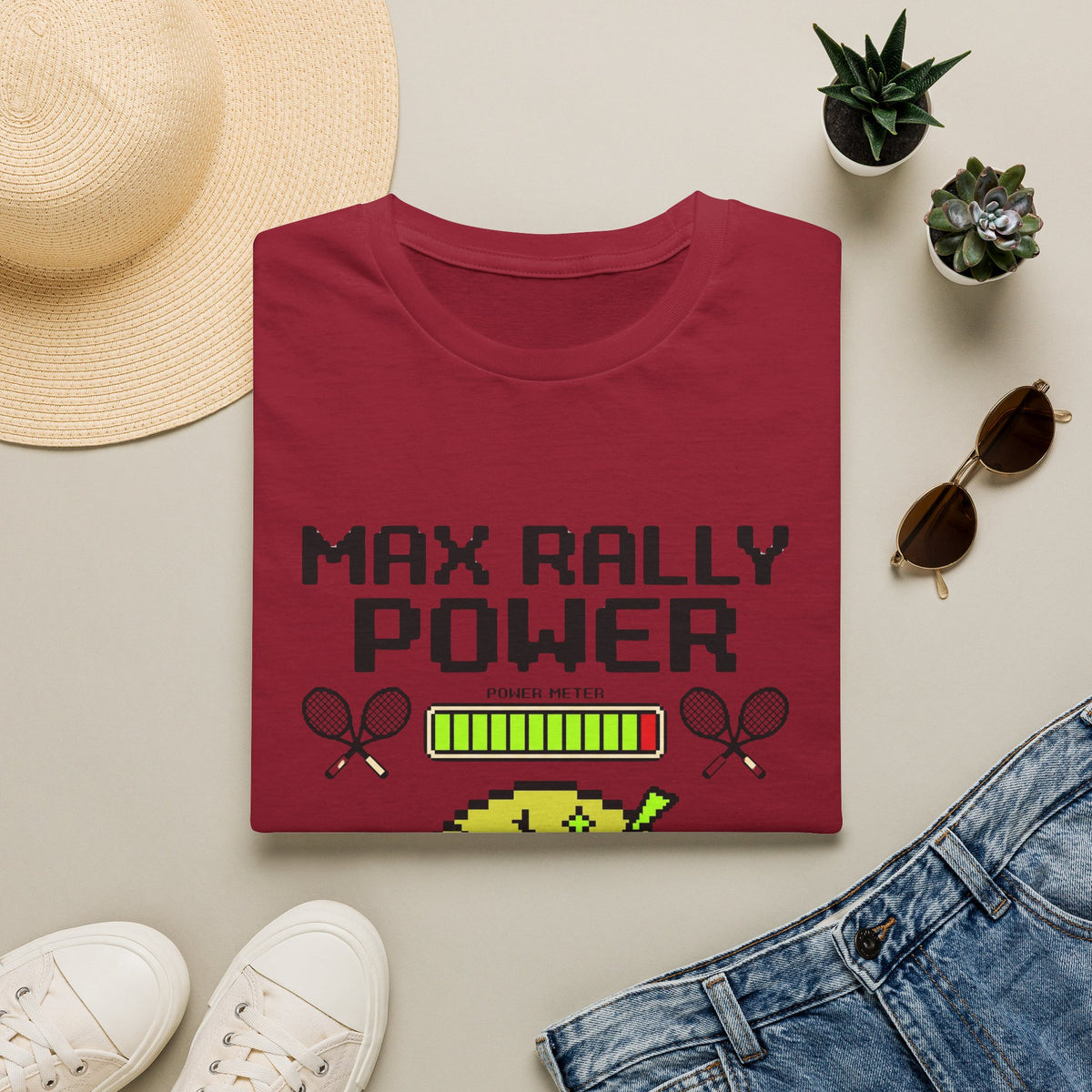 Max Rally Power Retro Gaming T Shirt