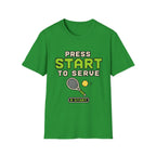 Press Start to Serve Retro Game T shirt