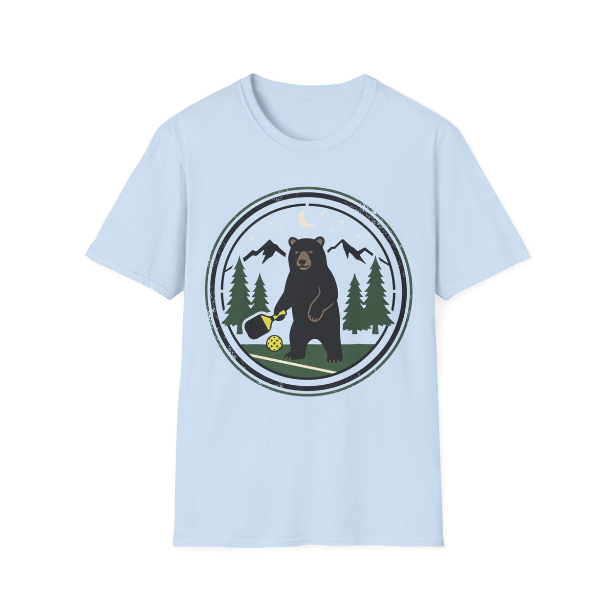 Bear playing pickeball  T shirt
