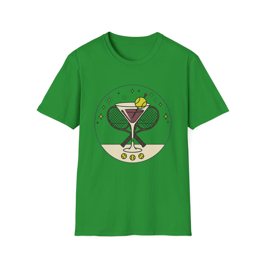 Tennis Wine Drink T Shirt