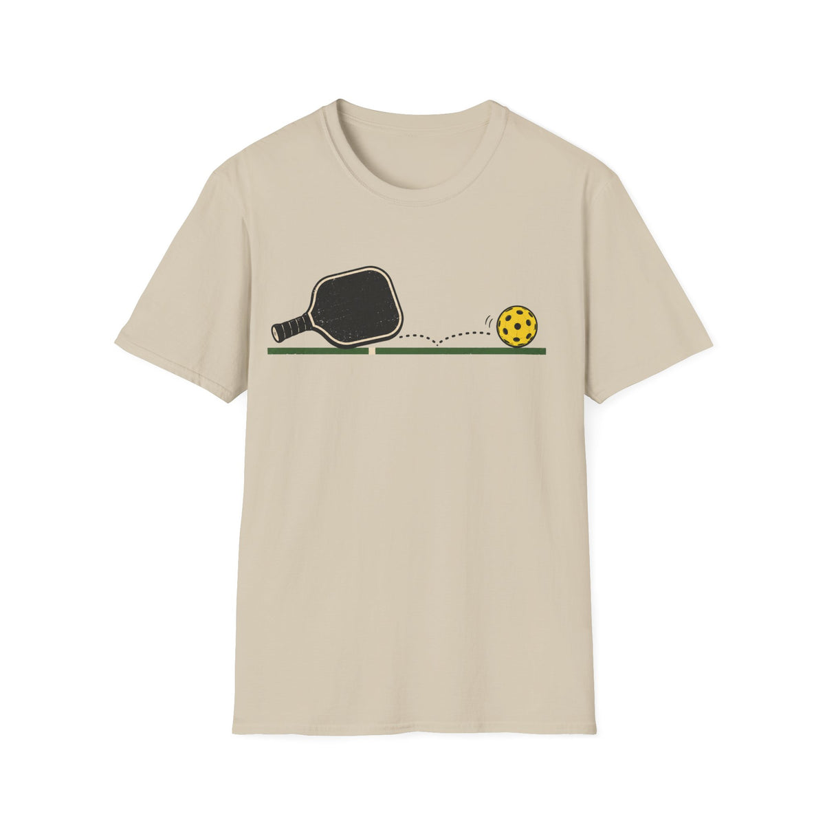 Pickleball across the line Graphic T shirt