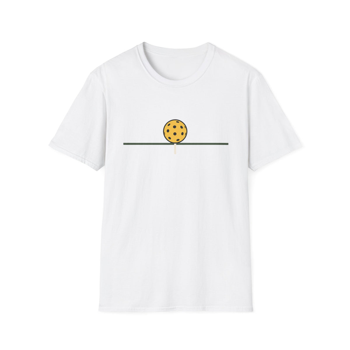 Pickleball on the line Graphic T shirt