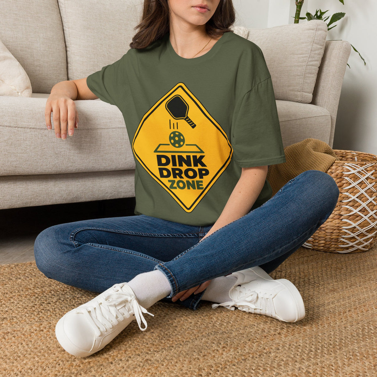 Dink drop zone hazard T shirt
