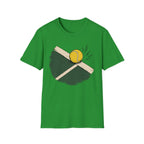 Tennis ball on the Line Graphic T shirt