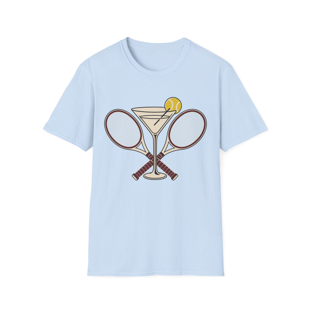 Tennis Wine glass T Shirt