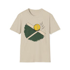 Tennis ball on the Line Graphic T shirt