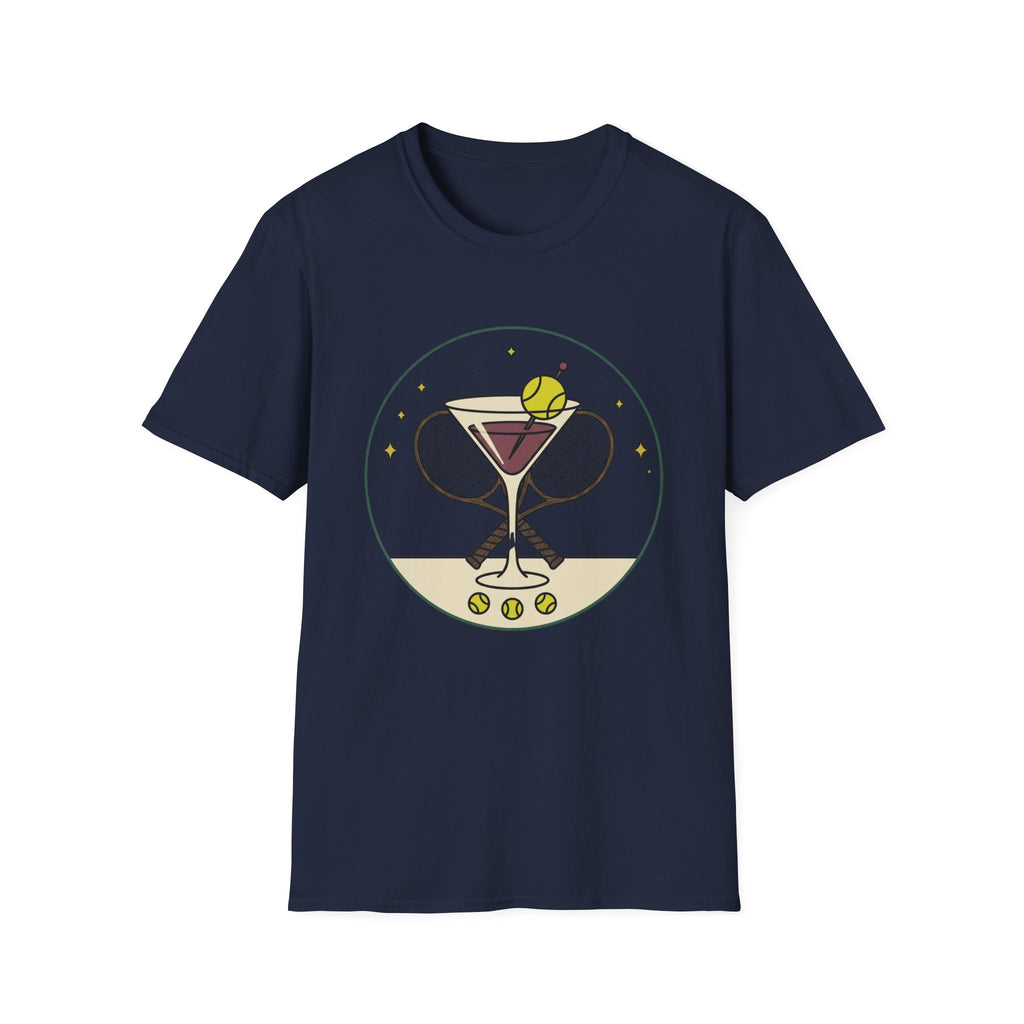 Tennis Wine Drink T Shirt