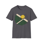 Tennis ball on the Line Graphic T shirt