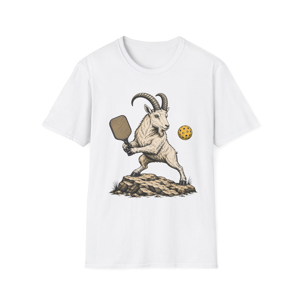 Mountain goat playing pickleball T shirt