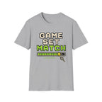 Game Set Match Retro Gaming T shirt