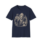 Big Foot pickleball selfie T shirt