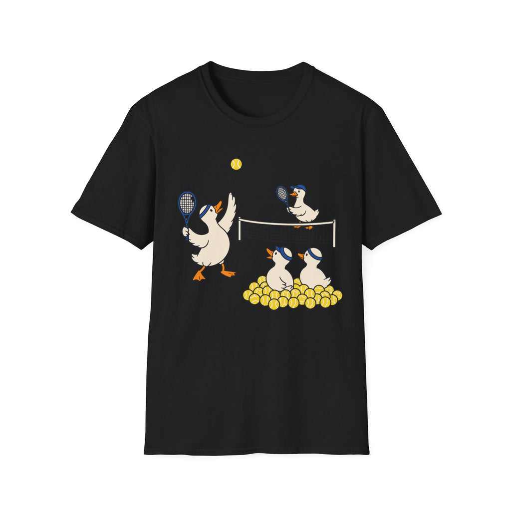 Ducks Playing Tennis T Shirt