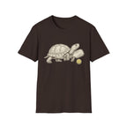 Turtle playing pickleball T shirt