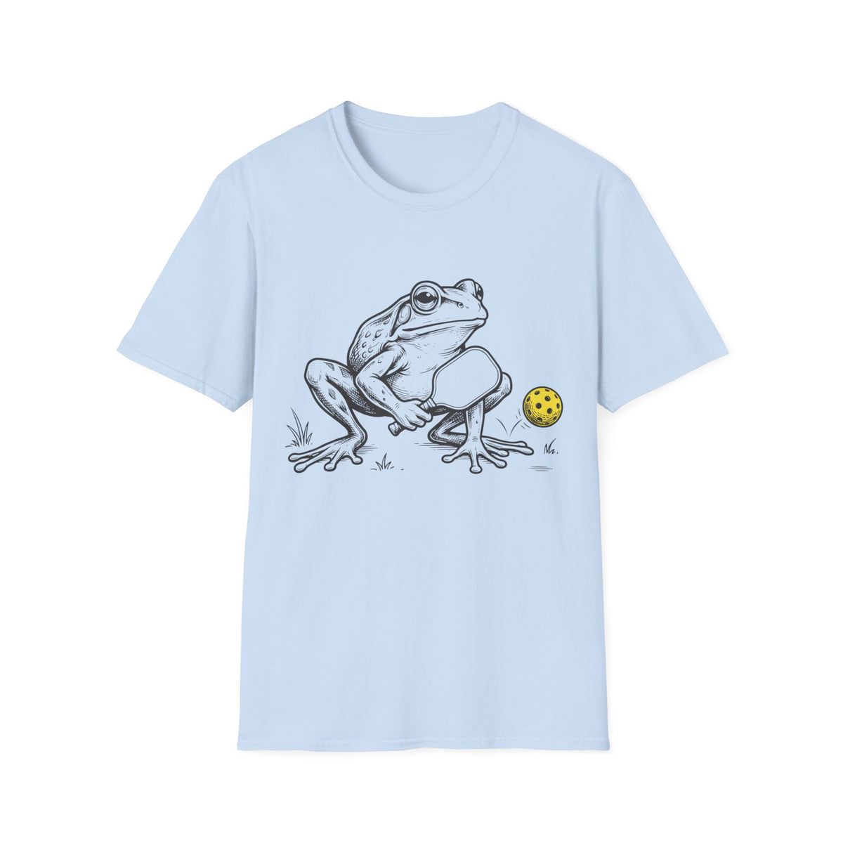 Frog playing pickleball T shirt