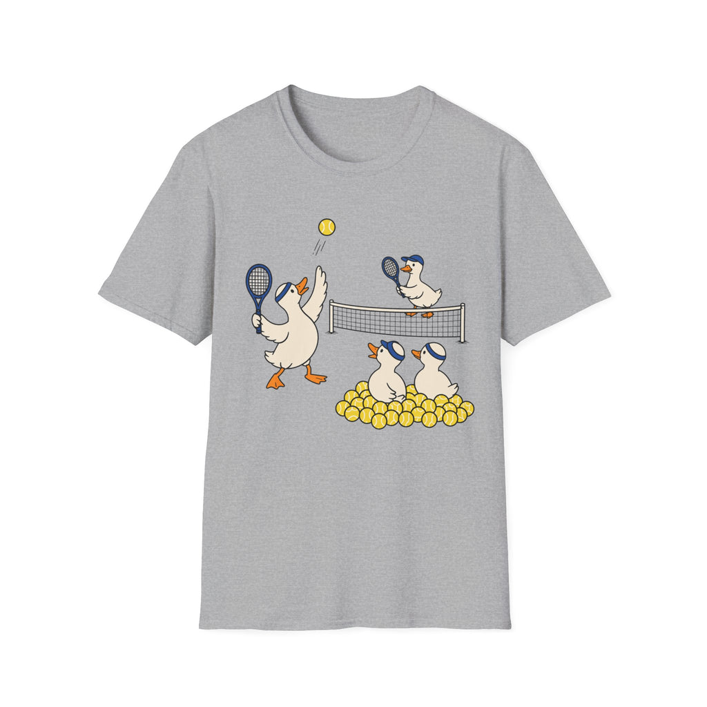 Ducks Playing Tennis T Shirt
