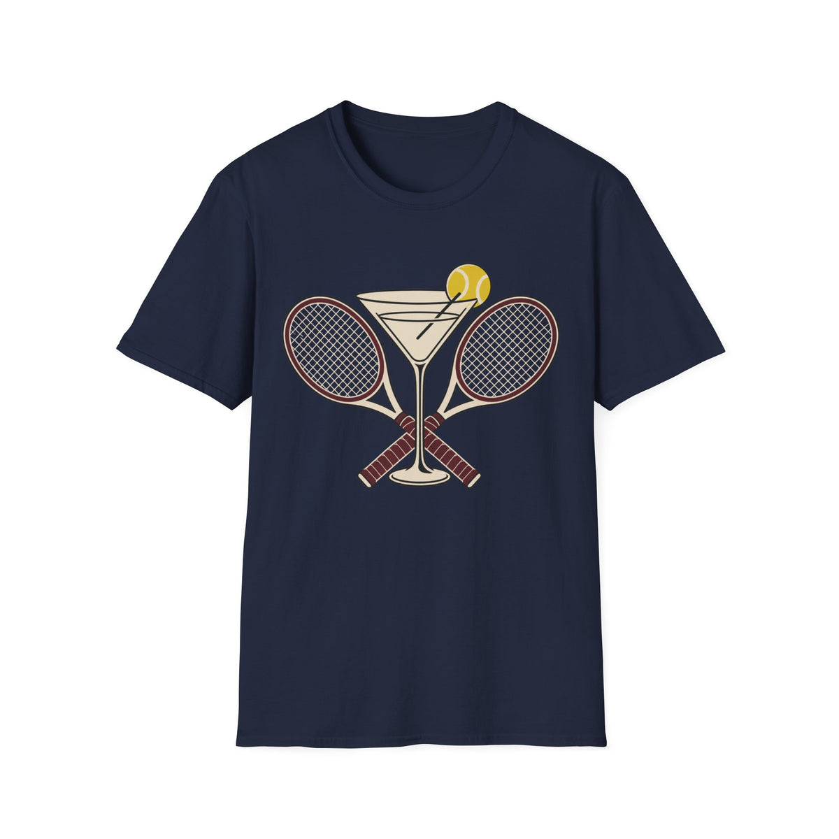 Tennis Wine glass T Shirt