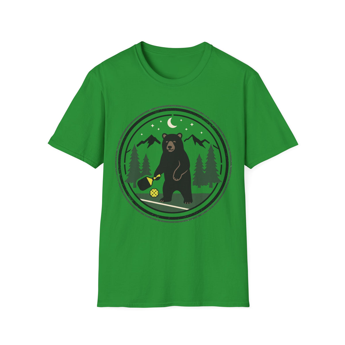 Bear playing pickeball  T shirt