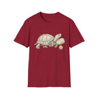 Turtle playing pickleball T shirt