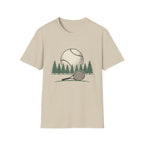 Tennis ball with Pine trees  T shirt