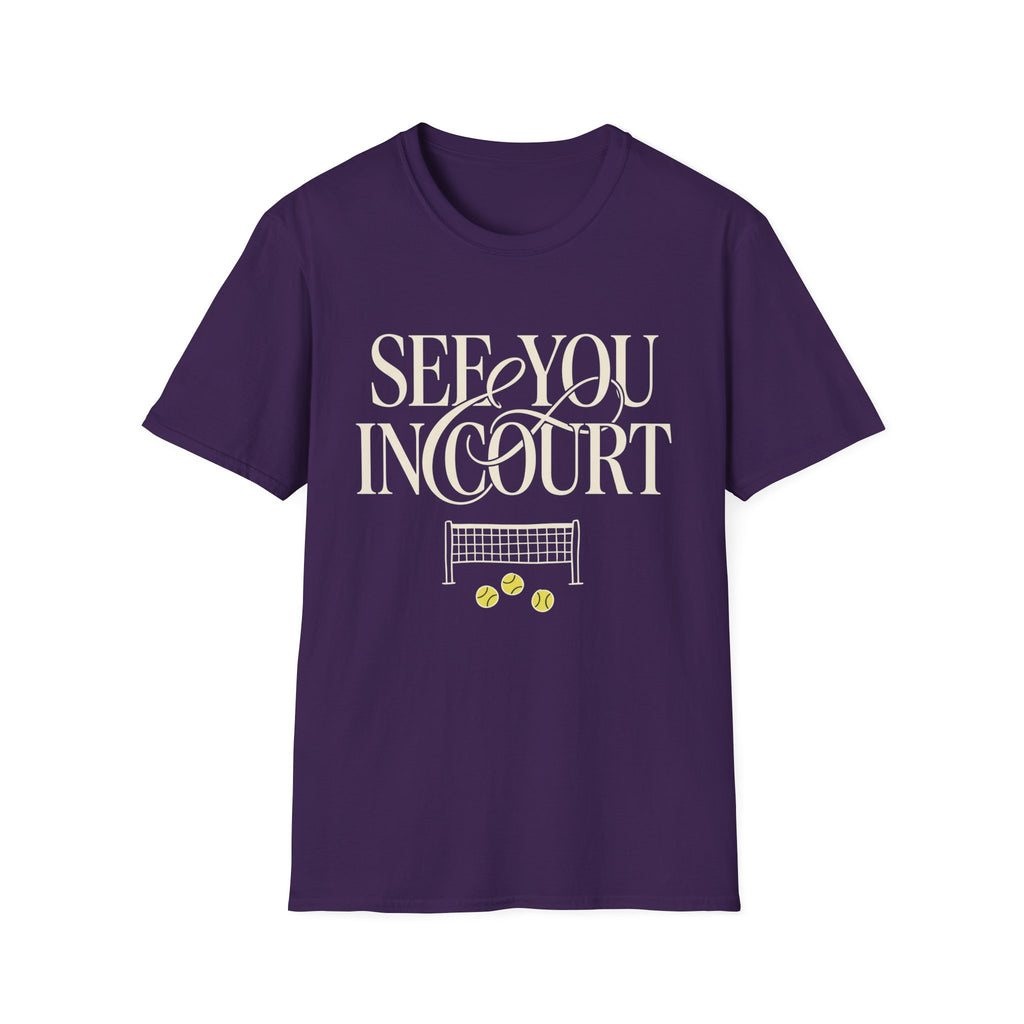See you in Court T shirt