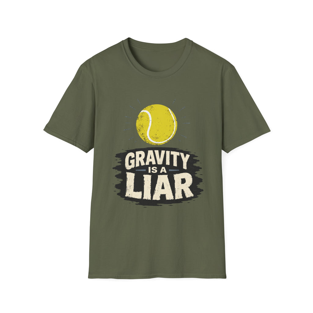 Gravity is a Liar T shirt