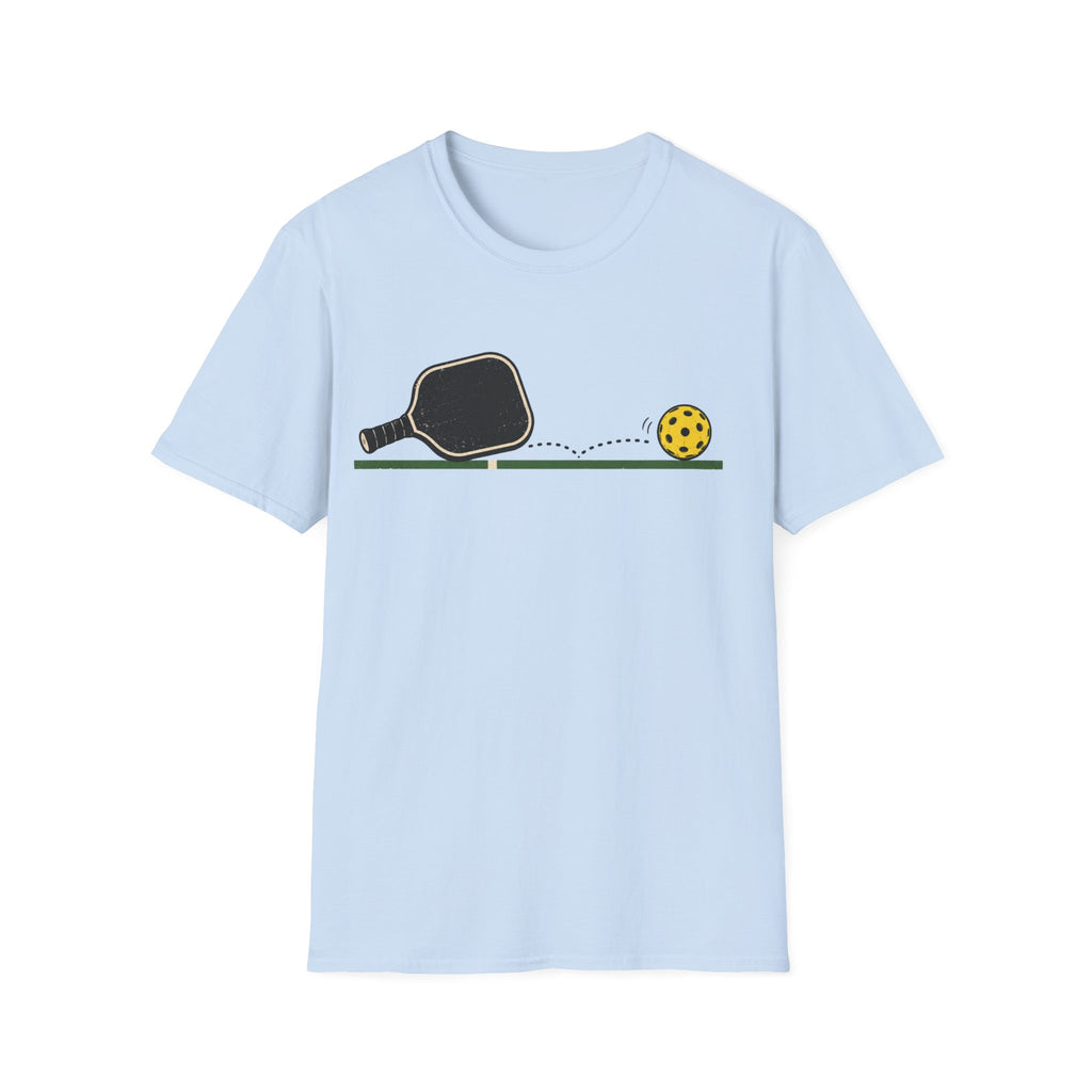 Pickleball across the line Graphic T shirt