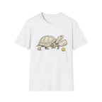 Turtle playing pickleball T shirt