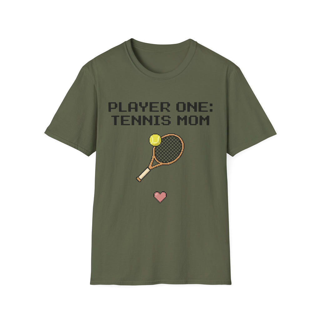 Retro Gaming Tennis Mom T Shirt