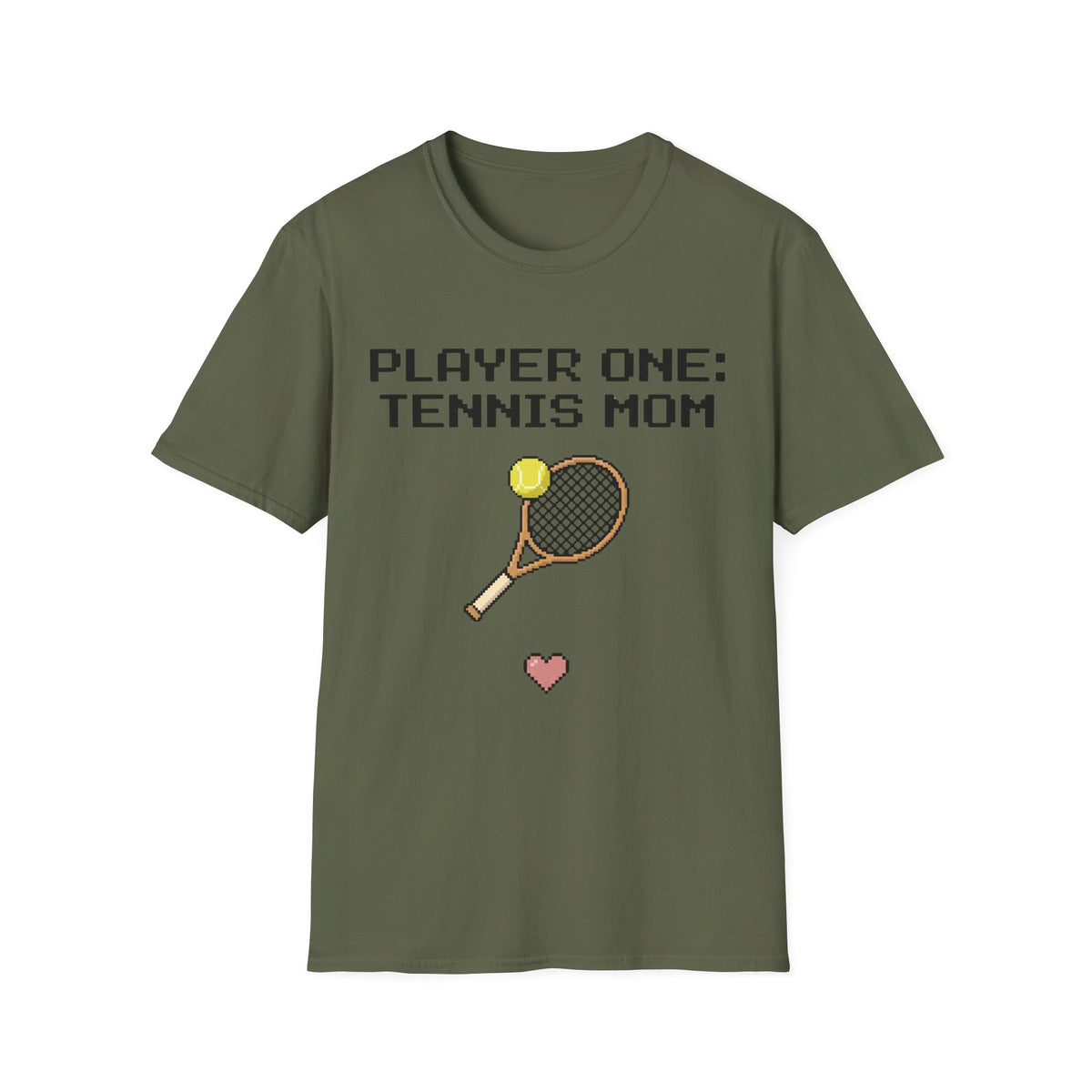 Retro Gaming Tennis Mom T Shirt