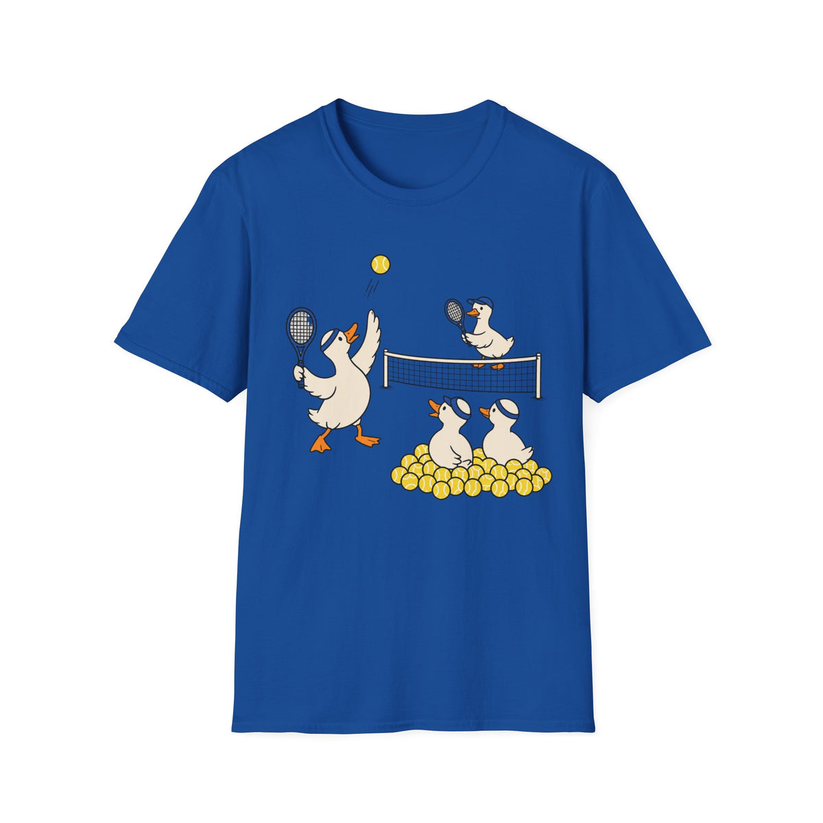 Ducks Playing Tennis T Shirt