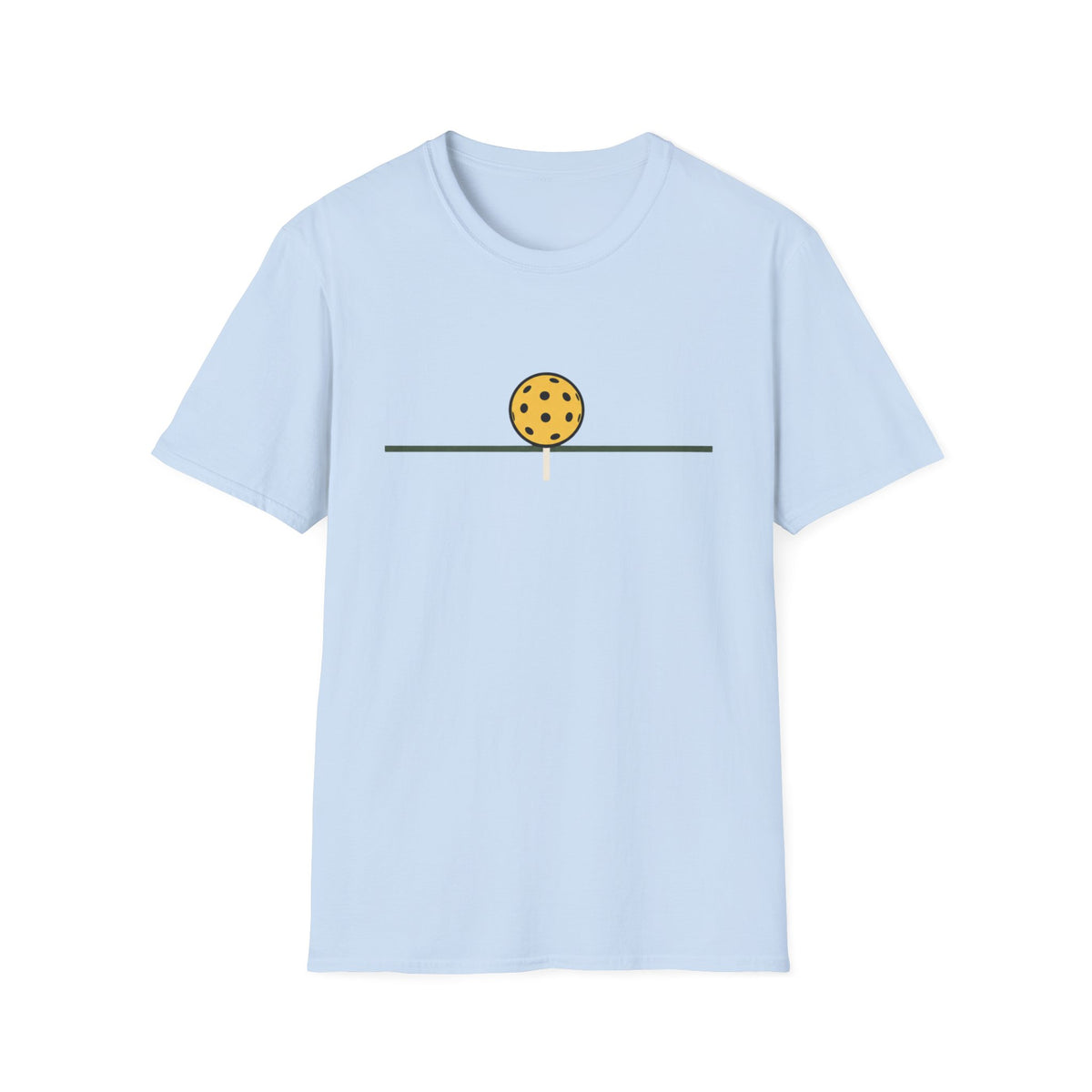 Pickleball on the line Graphic T shirt