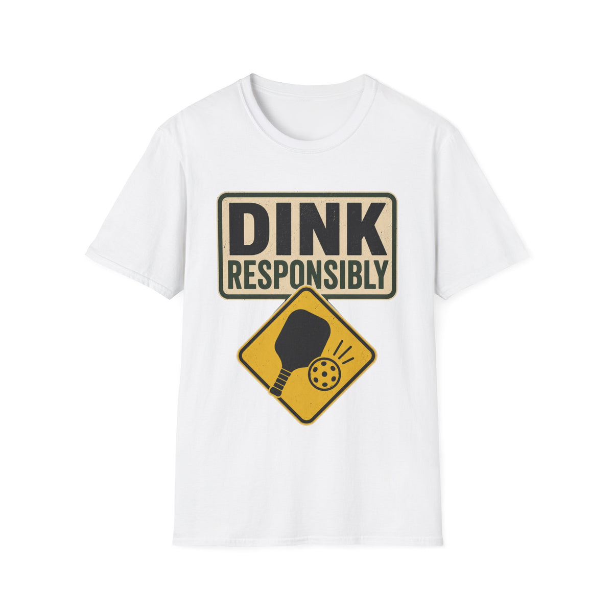 Dink responsibly hazard T shirt