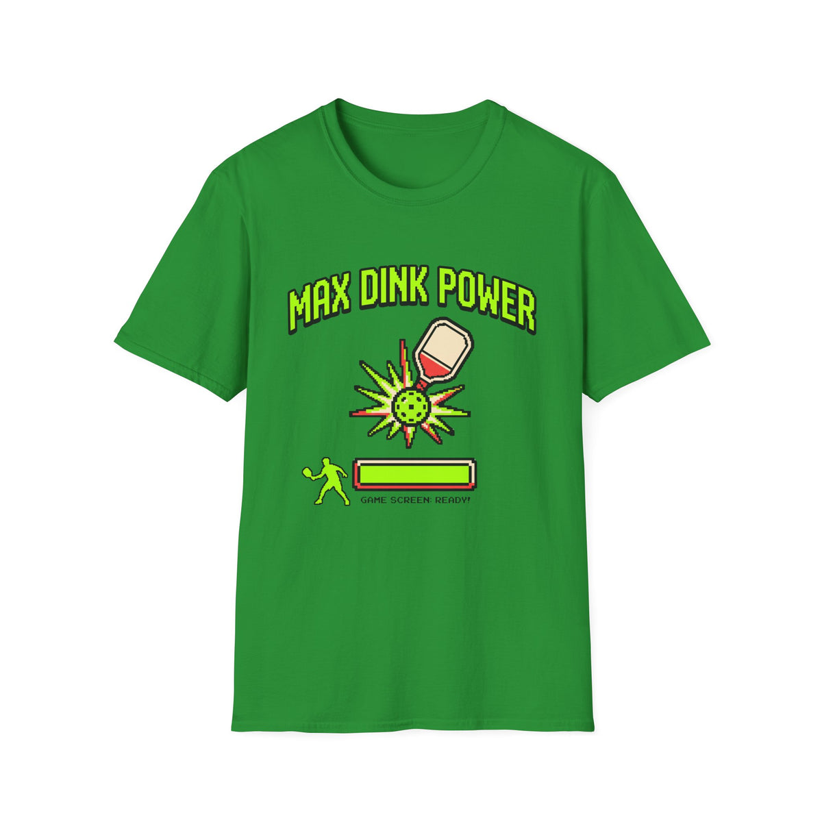 Max Dink Power retro arcade T shirt