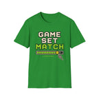 Game Set Match Retro Gaming T shirt