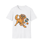 Dog playing pickleball T shirt
