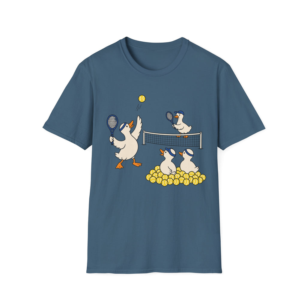 Ducks Playing Tennis T Shirt