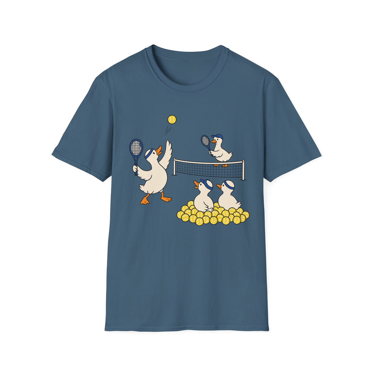 Ducks Playing Tennis T Shirt