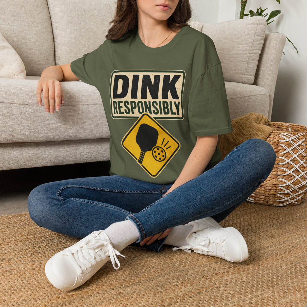 Dink responsibly hazard T shirt