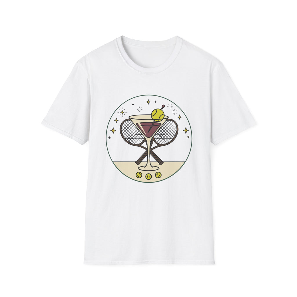 Tennis Wine Drink T Shirt
