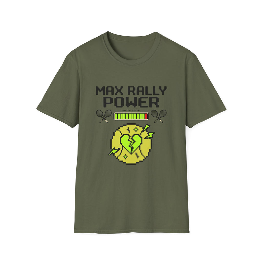 Max Rally Power Retro Gaming T Shirt