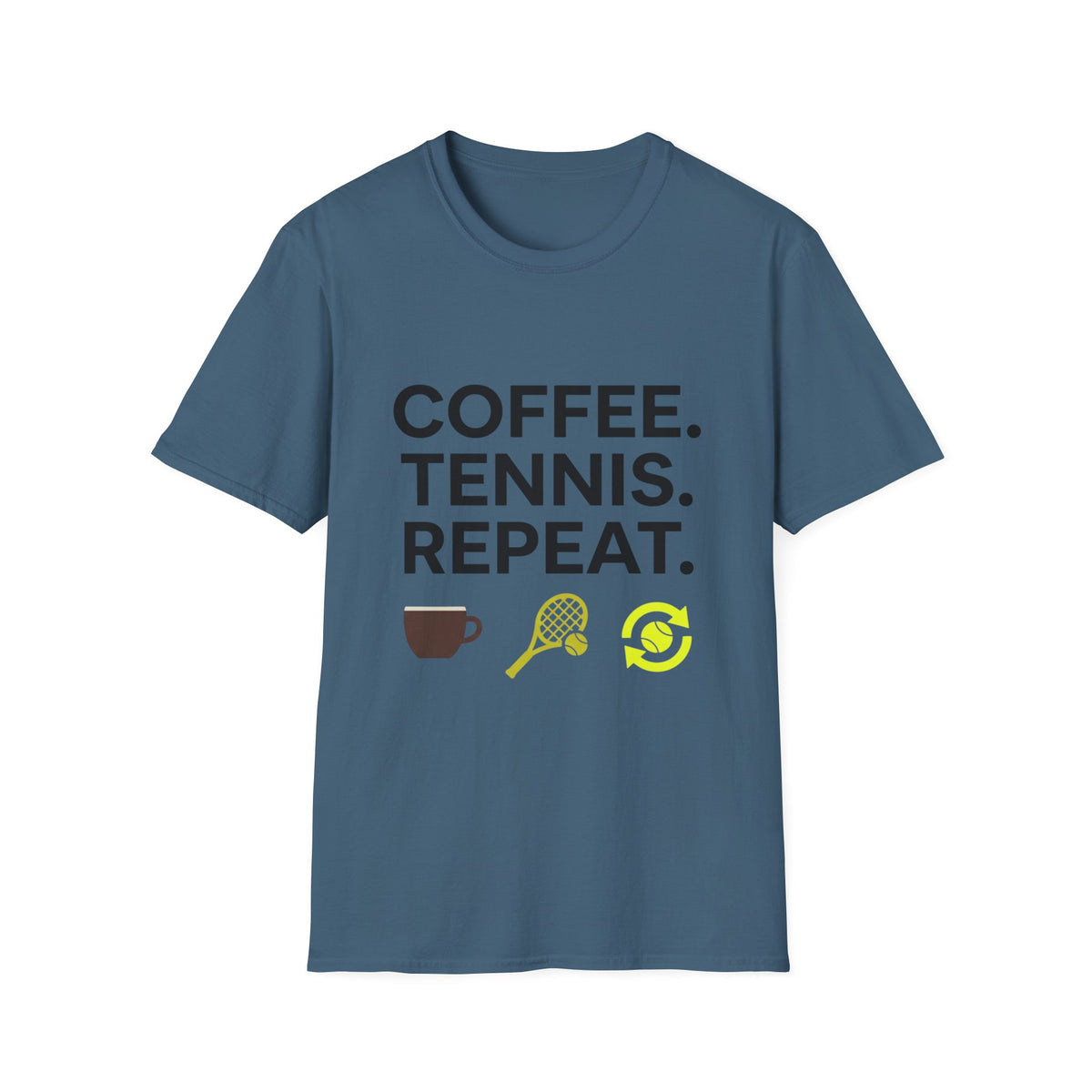 Coffee Tennis Repeat T Shirt