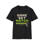 Game Set Match Retro Gaming T shirt