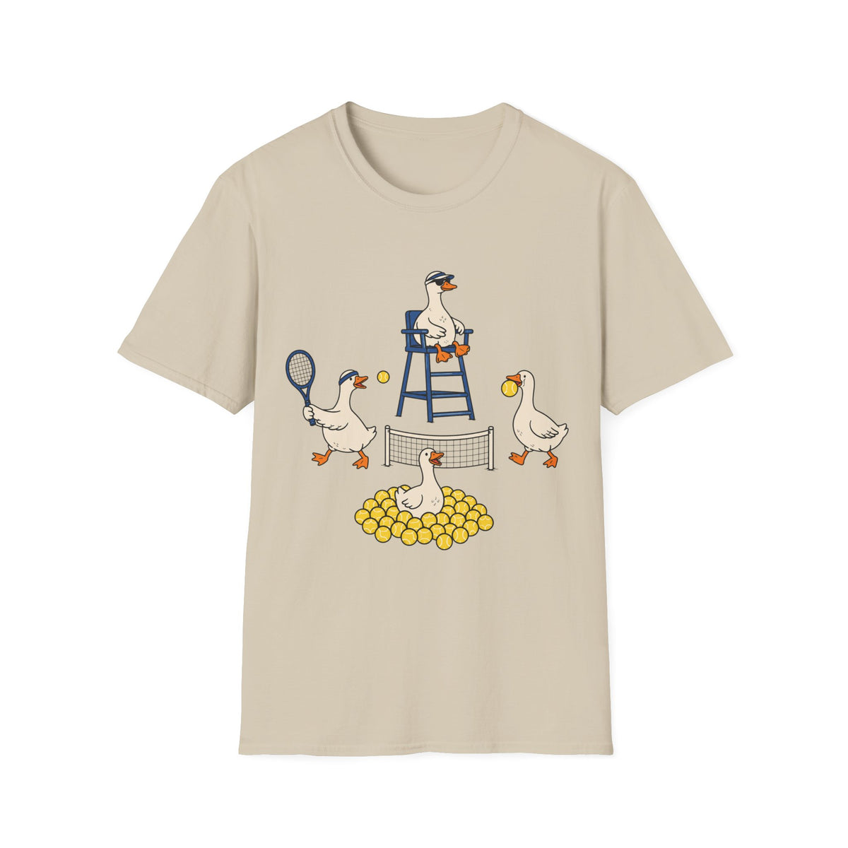 Duck Tennis Match T Shirt