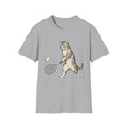 Serious Cat Tennis T shirt