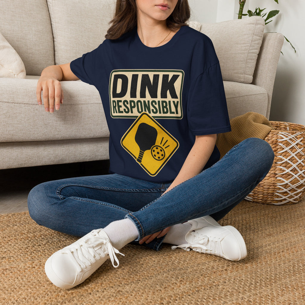 Dink responsibly hazard T shirt