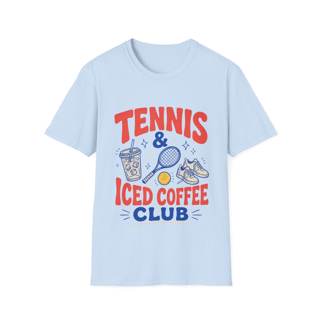 Tennis Iced Coffee Club T Shirt