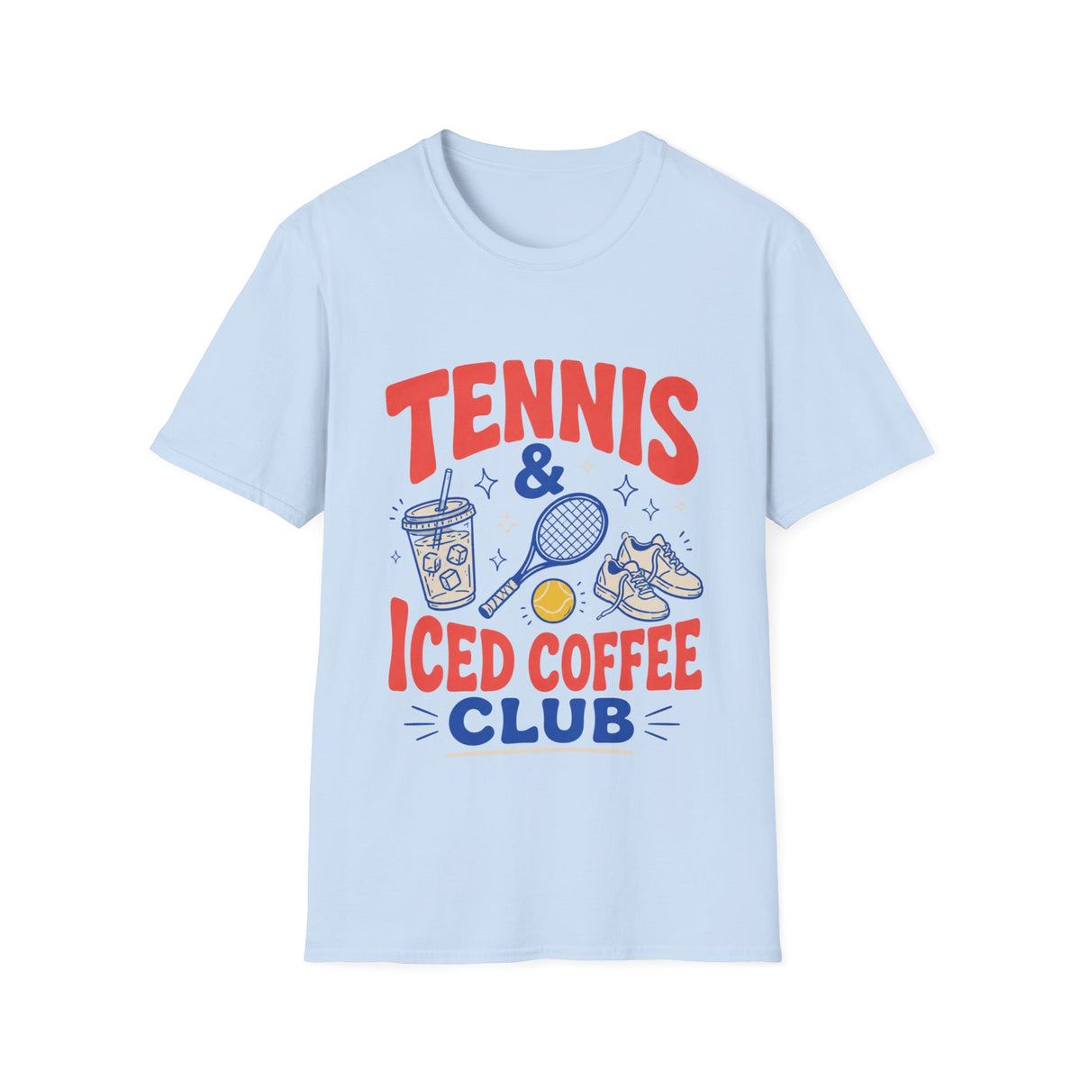 Tennis Iced Coffee Club T Shirt