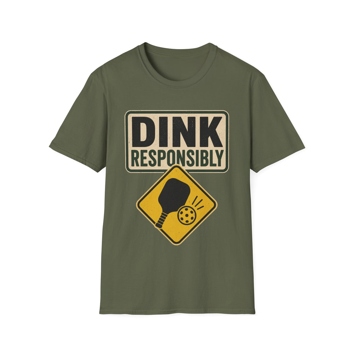 Dink responsibly hazard T shirt